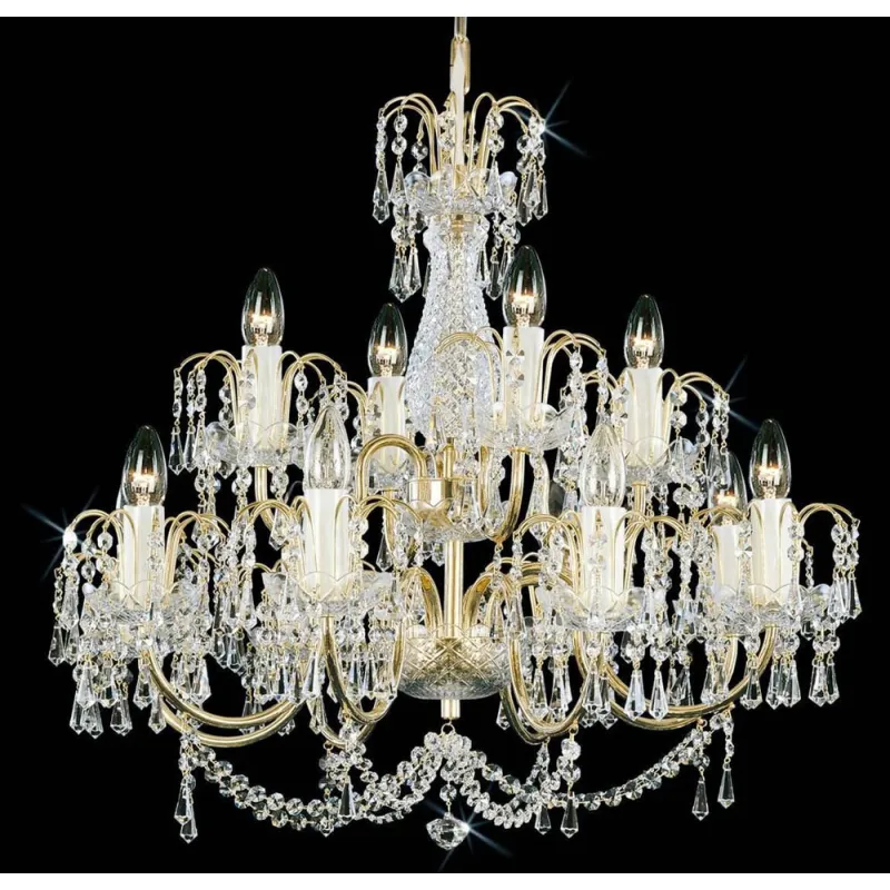 Candelabru Cristale, Bohemia, E14, TX010224000012, Crystal