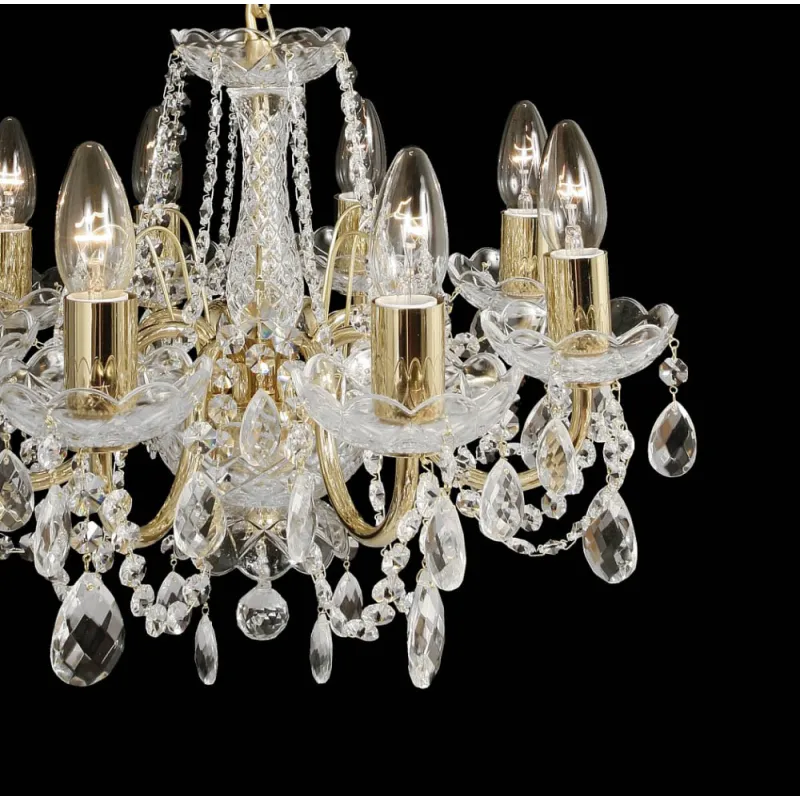 Candelabru Cristale, Bohemia, E14, TX010234000208, Crystal