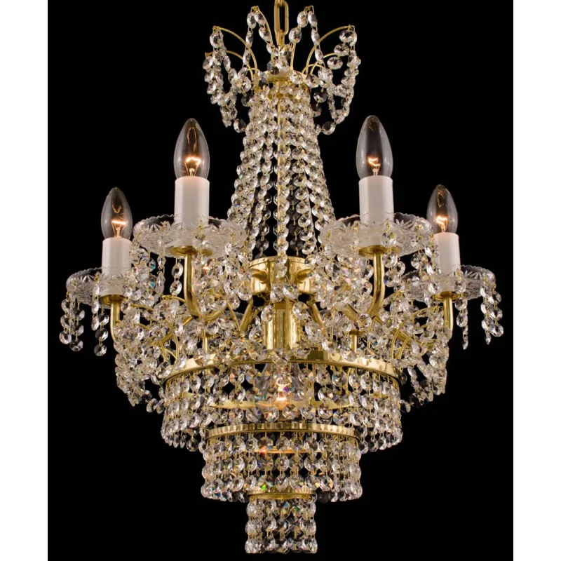 Plafoniera Cristale, Pear, Bohemia, E14, TX010240000007, Crystal