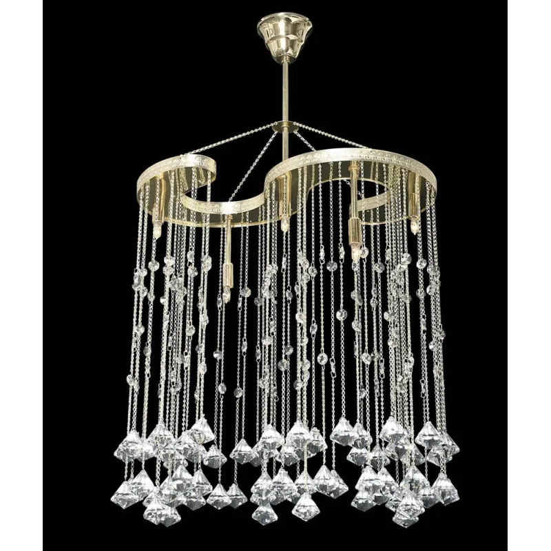Plafoniera Cristale,, Bohemia, G9, TX010323000005, Crystal
