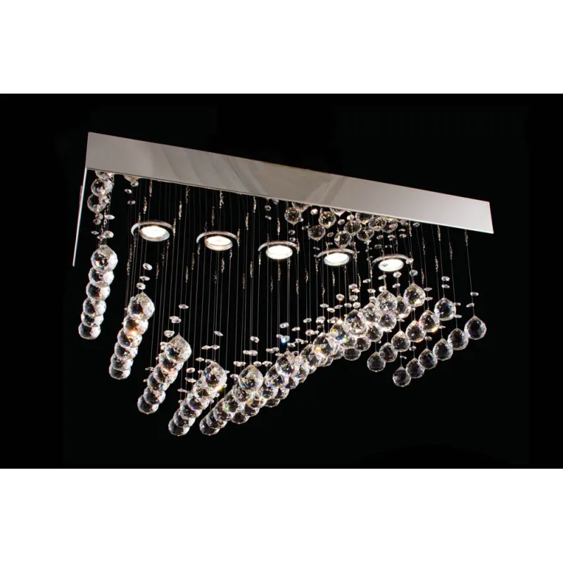 Plafoniera Cristale, Square, Bohemia, G9, TX010346000105, Crystal