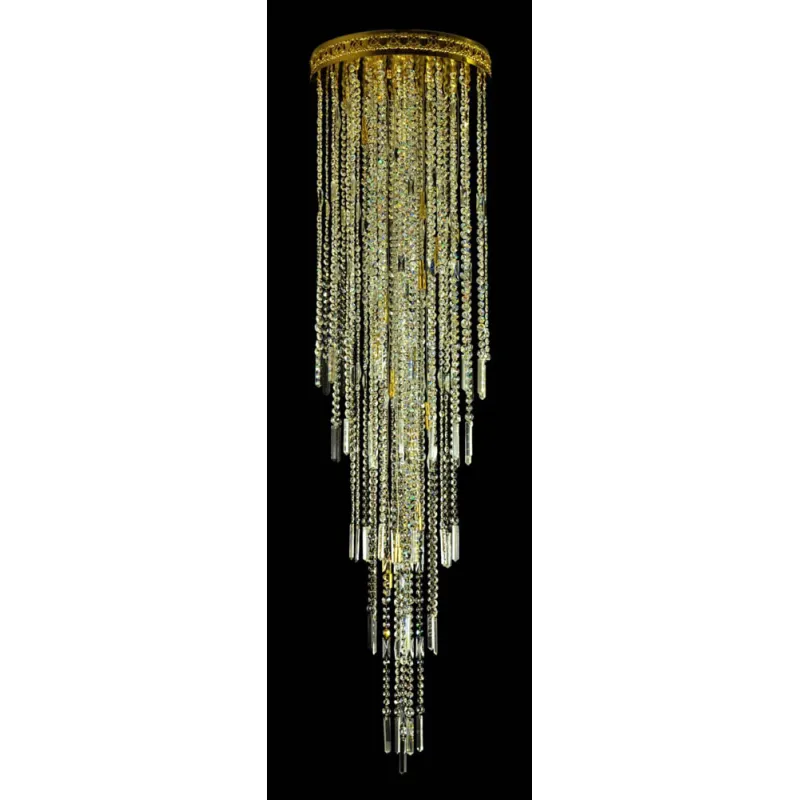 Candelabru Cristale, Spirala, Bohemia, G9, TX010513000019, Crystal