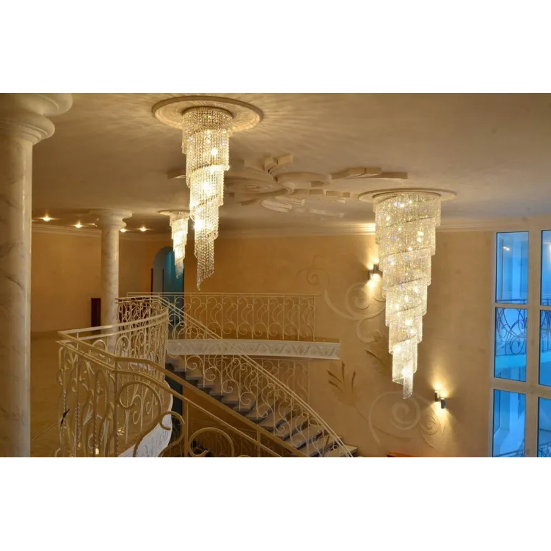 Candelabru Cristale, Spirala, Bohemia, E14, TX010515000006, Crystal