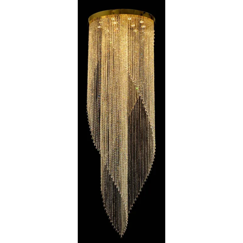Candelabru Cristale, Spirala, Bohemia, G9, TX010516000012, Crystal