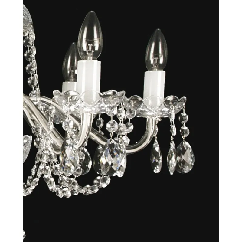 Candelabru Cristale, Bohemia, E14, TX010808000806, Crystal