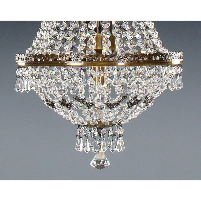 Plafoniera Cristale, Pear, Bohemia, E14, al010090, Crystal