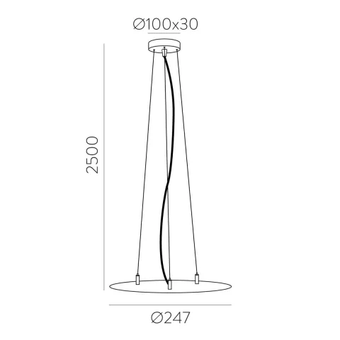 Kit Suspensie Lisboa 81CON38514NDP ACB Negru, Spania