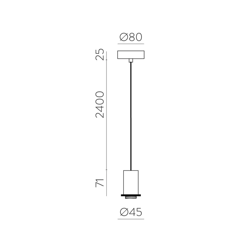 Kit Pendul  81CON3913N ACB E27, Negru, Spania