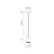 Kit Pendul  81CON3913N ACB E27, Negru, Spania