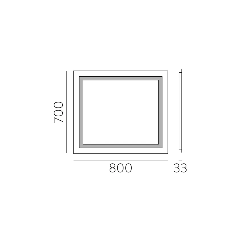 Oglinda Baie Mul A163000LB ACB LED, Spania