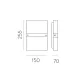 Aplica Milano A163291NMS ACB E14, Nichel, Spania