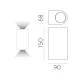 Aplica Exterior Boj A201520GR ACB LED, Antracit, Spania