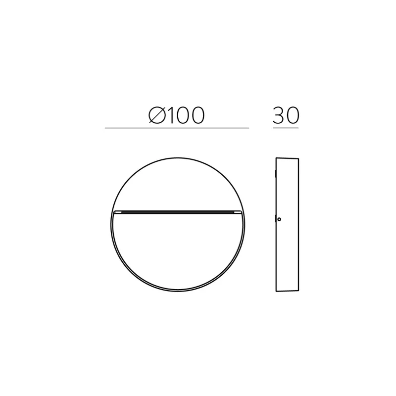 Aplica Scara Spica A2061000GR ACB LED, Antracit, Spania