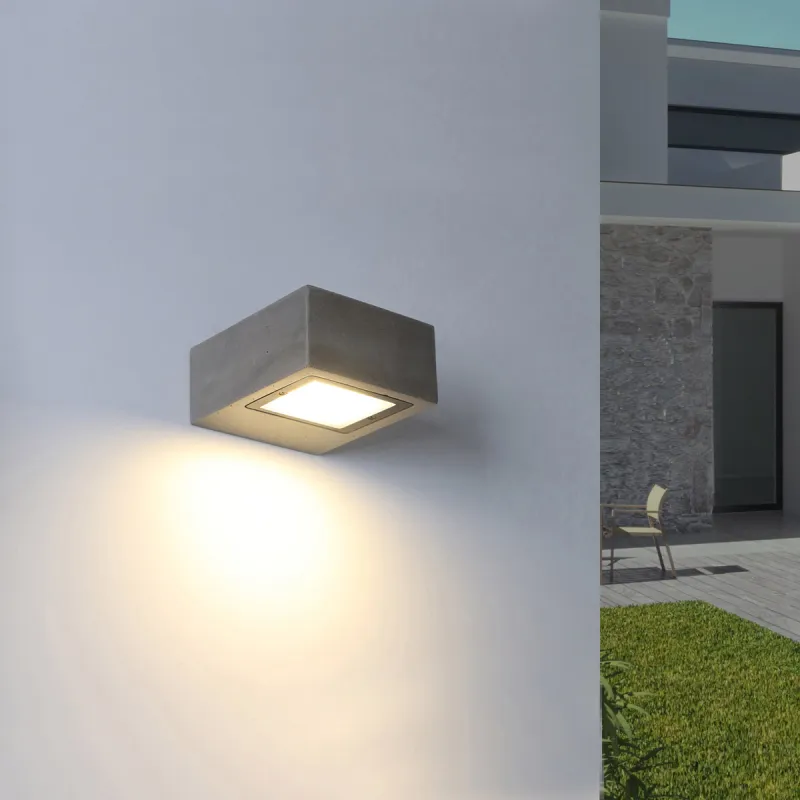 Aplica Exterior Izar A2078000GR ACB LED, Gri, Spania