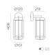Aplica Exterior Vega A2079080GR ACB E27, Antracit, Spania