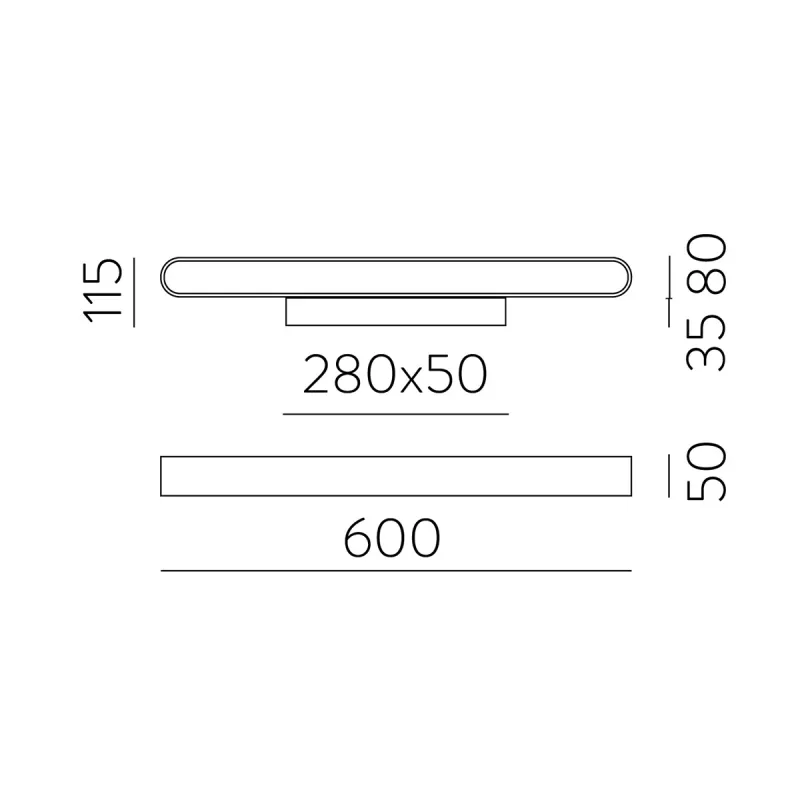 Aplica Gala A3189170O ACB LED, Auriu, Spania