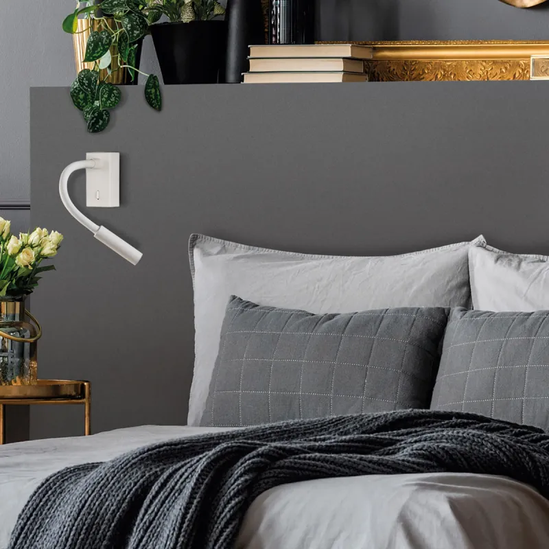 Aplica Dormitor Cio A3239101B ACB LED, Alb, Spania