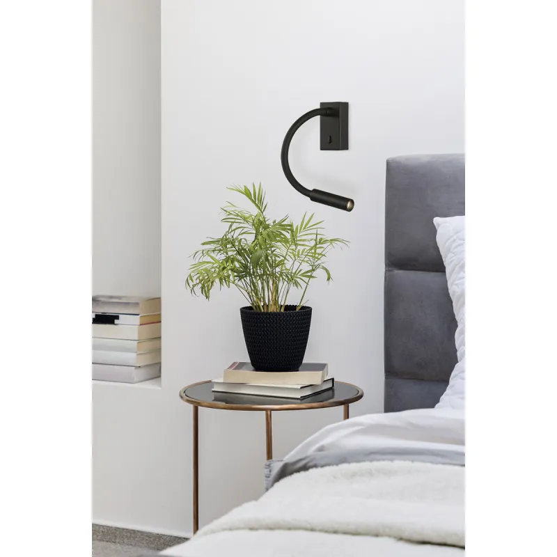 Aplica Dormitor Cio A3239101N ACB LED, Negru, Spania