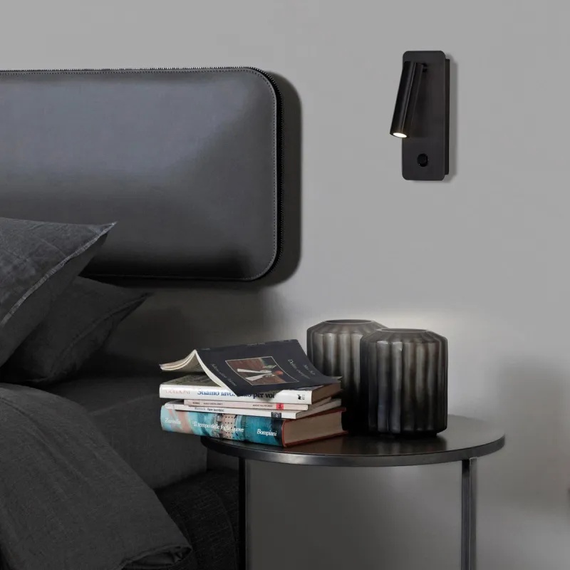 Aplica Dormitor Aron A32401N ACB LED, Negru, Spania