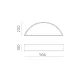 Aplica Isia A3453670NDT ACB LED, Negru, Spania