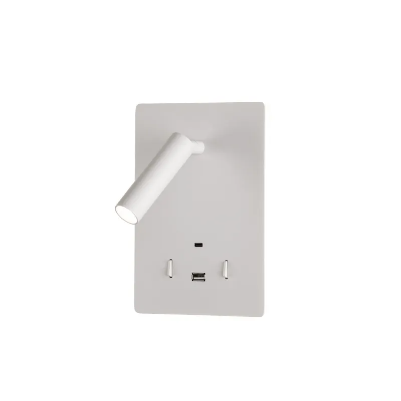 Aplica Dormitor Manat A3568001B ACB LED, Alb, Spania