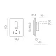 Aplica Dormitor Manat A3568001N ACB LED, Negru, Spania
