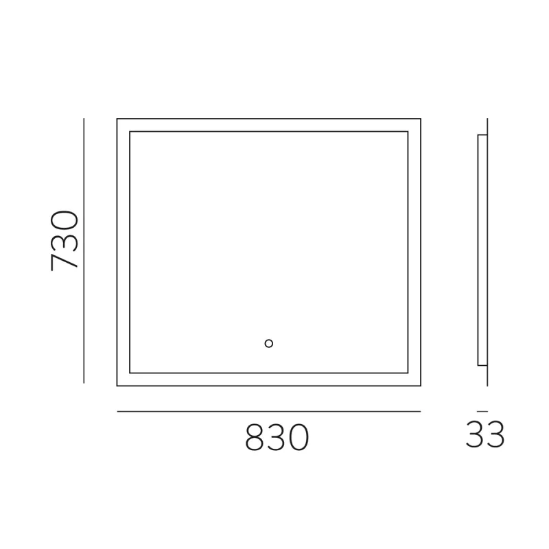 Oglinda Baie Amanzi A359610LP ACB LED, Spania