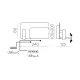 Aplica Laika A3665194NMIZQ ACB LED, Nichel, Spania