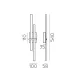 Aplica Shadow A3796170NDP ACB LED, Negru, Spania