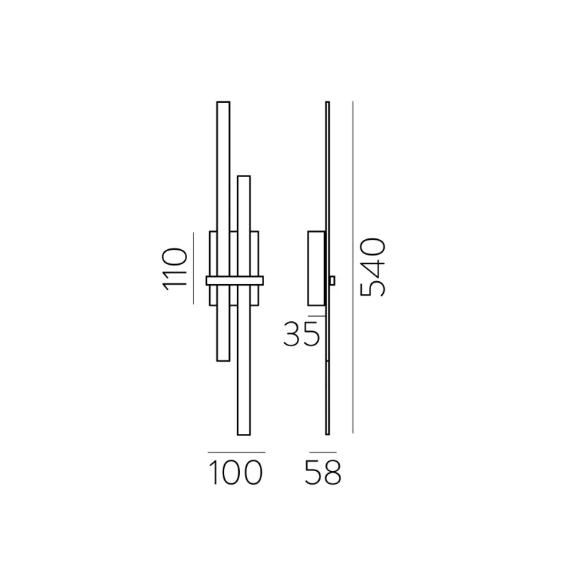 Aplica Shadow A3796170ODP ACB LED, Auriu, Spania