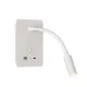 Aplica Dormitor Senda A3835001B ACB LED, Alb, Spania