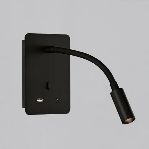 Aplica Dormitor Senda A3835001N ACB LED, Negru, Spania