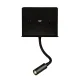 Aplica Dormitor Calma A3836001N ACB LED, Negru, Spania