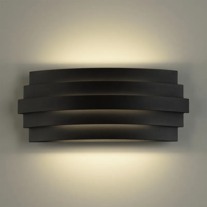 Aplica Luxur A3840070N ACB LED, Negru, Spania