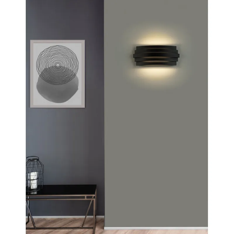 Aplica Luxur A3840070N ACB LED, Negru, Spania