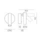 Aplica Dormitor Atria A3925000BR ACB LED, Bronz, Spania