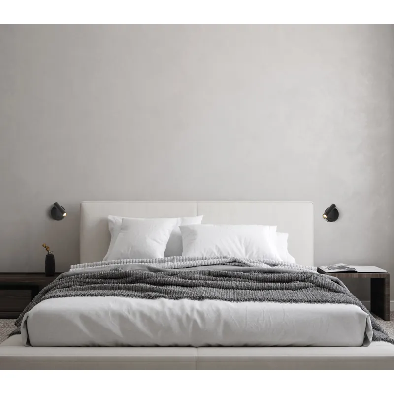 Aplica Dormitor Atria A3925000N ACB LED, Negru, Spania