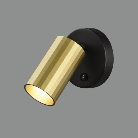 Aplica Modrian A3951080O ACB GU10, Negru, Spania