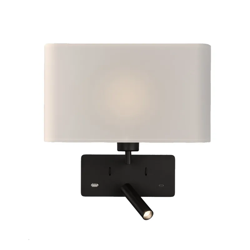 Aplica Dormitor Romeo A3971081N ACB LED, Negru, Spania