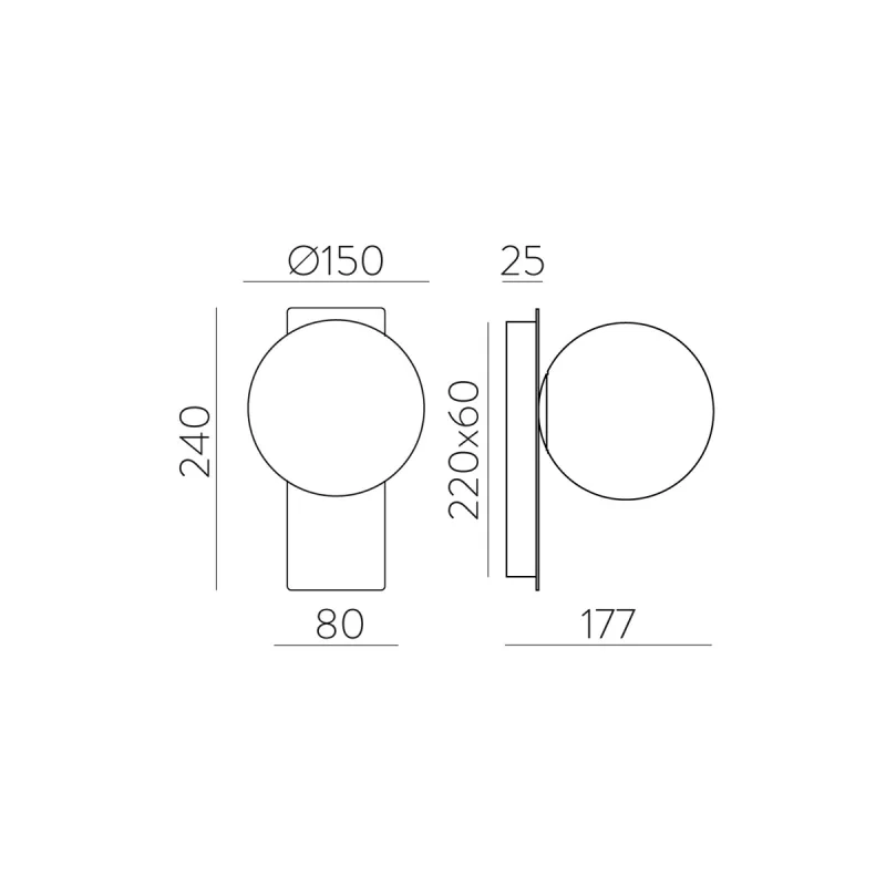 Aplica Kin A8169191NMDP ACB LED, Nichel, Spania
