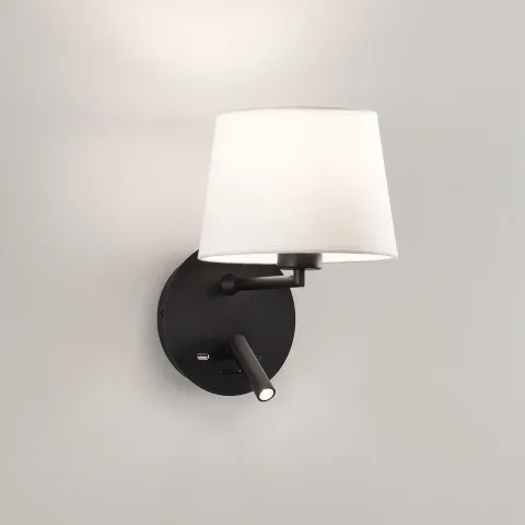 Aplica Dormitor Stilo A8202082N ACB LED, Negru, Spania