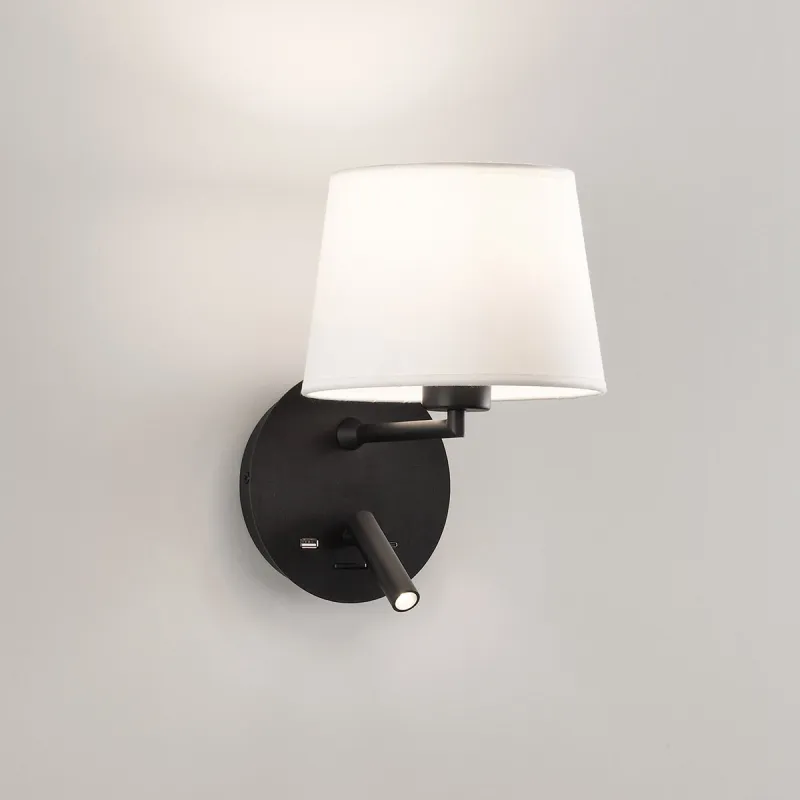 Aplica Dormitor Stilo A8202082N ACB LED, Negru, Spania