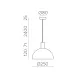 Pendul Tiga C3707080B ACB E27, Alb, Spania