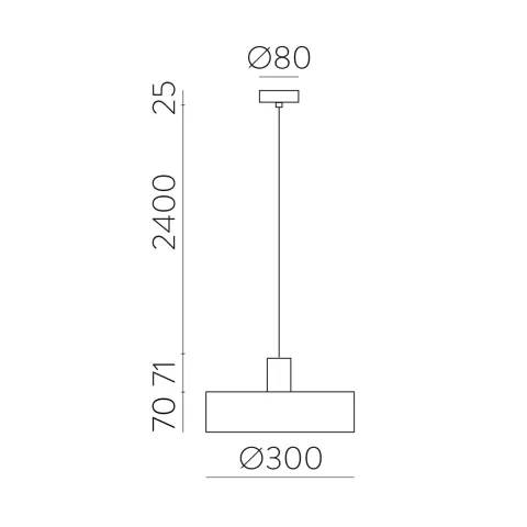 Pendul Jarvis C3708082B ACB E27, Alb, Spania