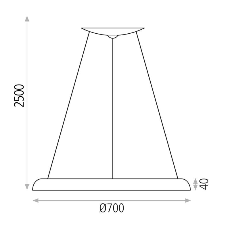 Suspensie Shiitake C3740190NODP ACB LED, Negru, Spania