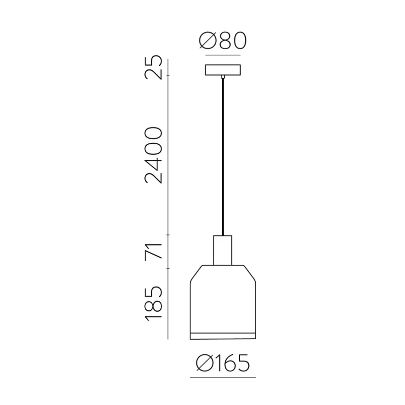 Pendul Turkana C3908082B ACB E27, Alb, Spania