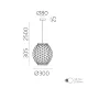 Pendul Lennis C3928081NA ACB E27, Natural, Spania
