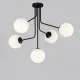 Candelabru Parma C3946280N ACB E27, Negru, Spania
