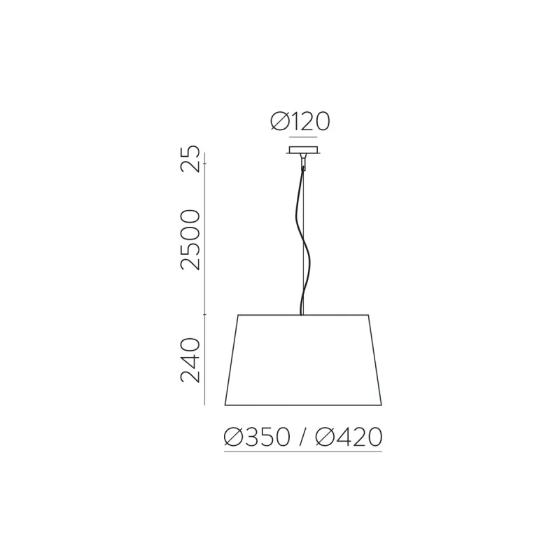 Pendul Stilo C8202080B ACB E27, Alb, Spania