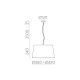 Pendul Stilo C8202080B ACB E27, Alb, Spania